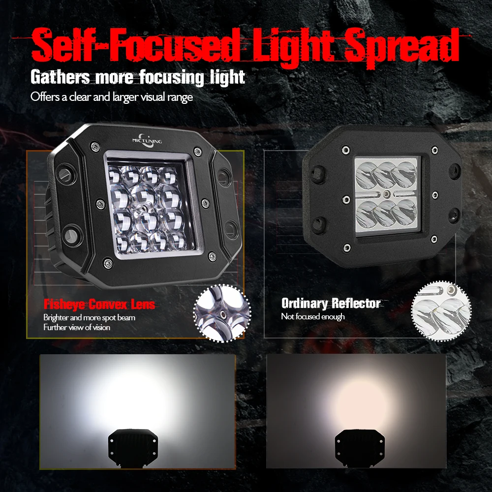 2 шт. 5 &quot42 Вт Светодиодный светильник точечный луч для Philips Чип светодиодный бар