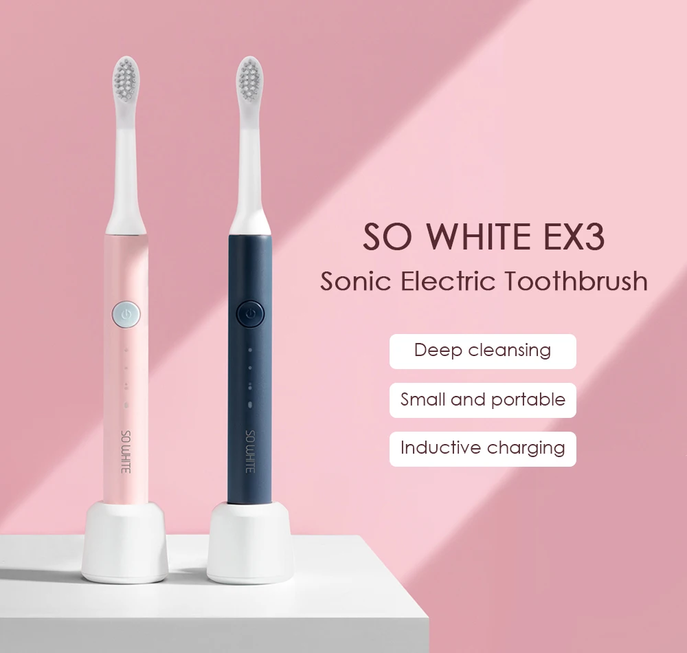 SOOCAS SO WHITE EX3 головки зубных щеток Xiaomi насадка для зубной щетки Mijia звуковая электрическая ультразвуковая автоматическая щетка сменные головки