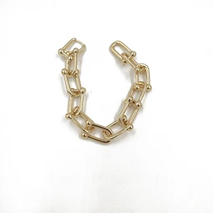 GOLD BRACELET Новинка, женское Винтажное колье в виде сердца с красной эмалью, золотая металлическая цепочка, ожерелье с подвеской, романтическое ювелирное изделие для влюбленных, бижутерия - Окраска металла: GOLD BRACELET