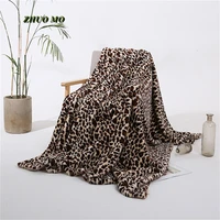 leopard throw blanket for beds soft thick sheets bulky bed cover for adults gift winter warm sofa bed home decor blankets