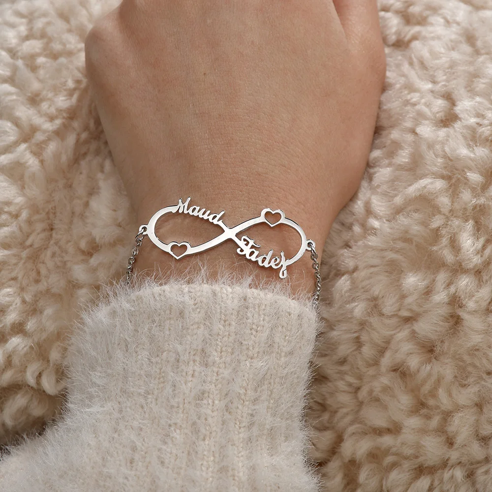 Diamon 2020 Новый из нержавеющей стали персонализированные имя пары на заказ браслет