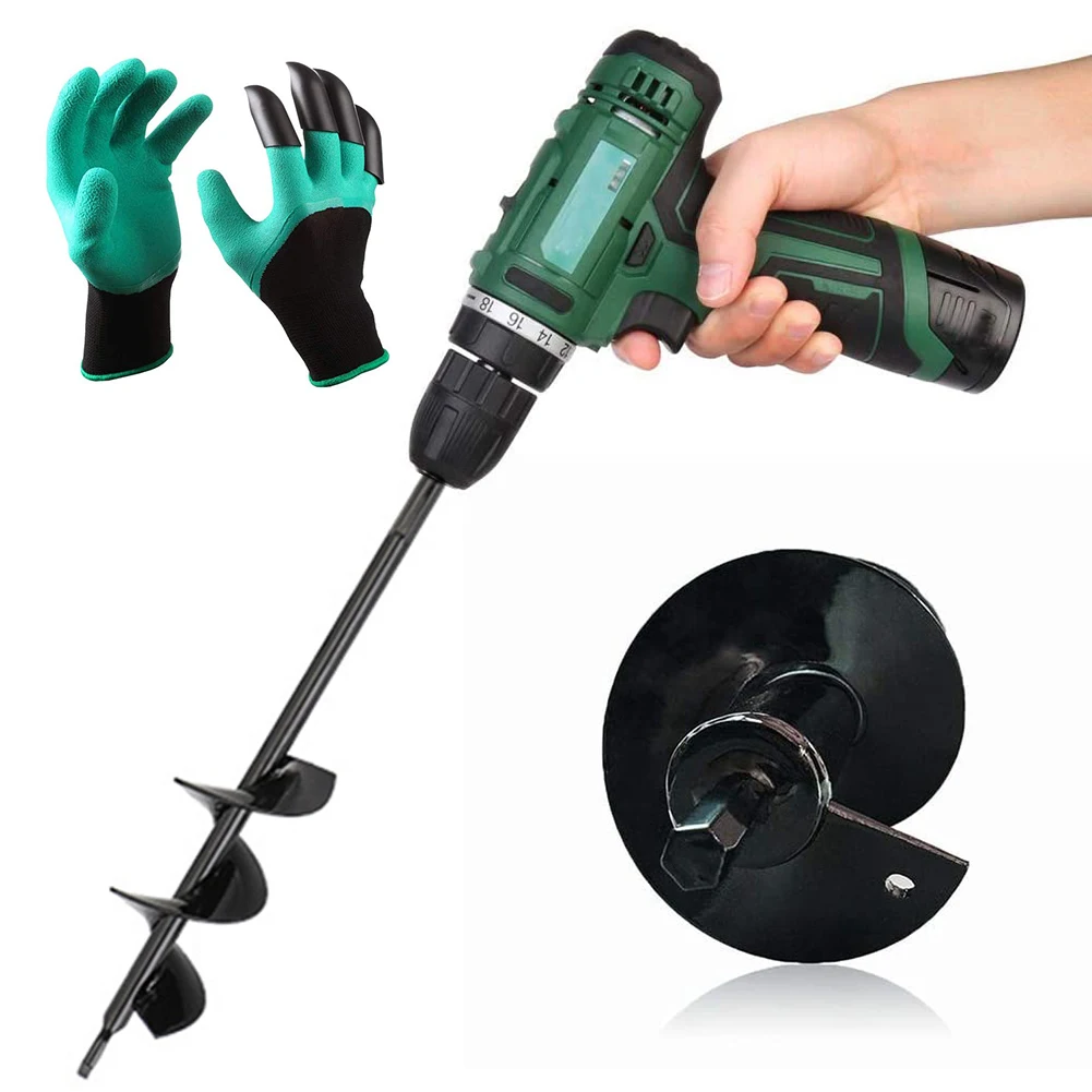 Сверло со шнеком спиральный Бур для садовых бусин с шестигранным хвостовиком