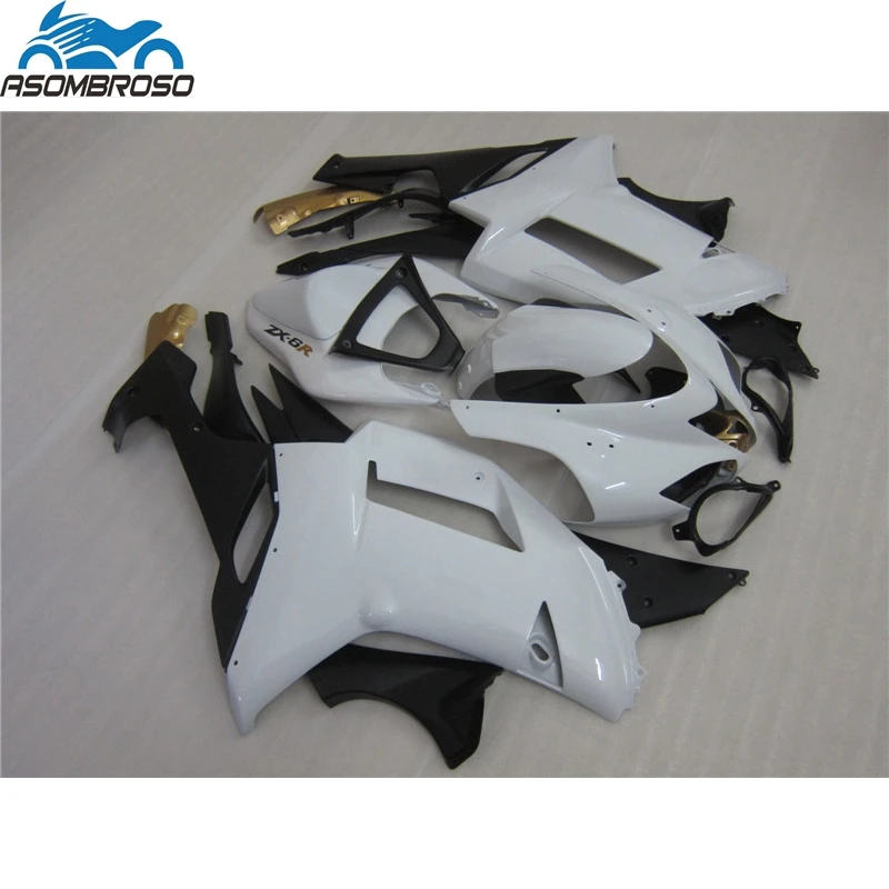 Обтекатели для мотоциклов из АБС-пластика для Kawasaki Ninja ZX6R, комплект обтекателей 2007 2008, золотой, белый, черный обтекатель, комплект обтекателей zx6r 07 08 GF08 Обтекатели для мотоциклов из АБС-пластика для Kawasaki Ninja ZX6R, комплект обтекателей 2007 2008, золотой, белый, черный обтекатель, комплект обтекателей zx6r 07 08 GF08