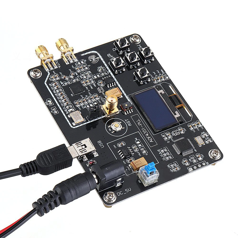 Модуль генератора сигналов 35M 4 GHz OLED экран Источник радиочастотного сигнала