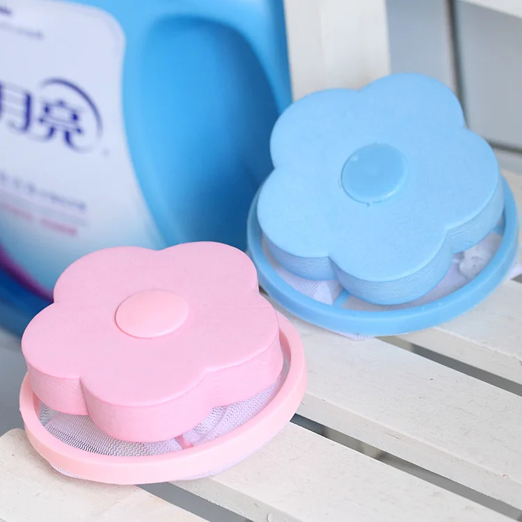 

Flower Washing Machine Hair Remover Floating Filter Net Bag Hair Filter Hair Remover Washing Ball Washing Machine Mesh Bag with