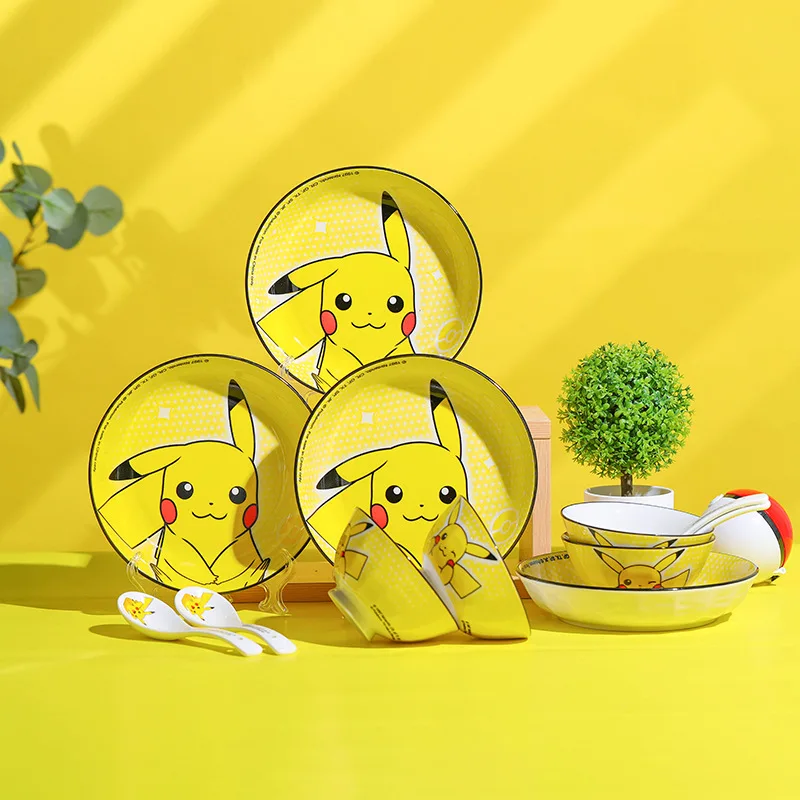 

Детская посуда Pikachu с мультяшными персонажами