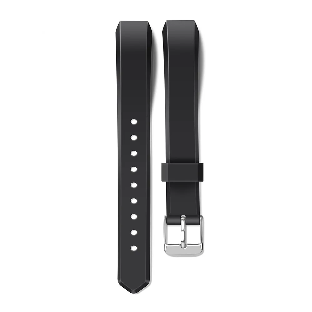 Гладкий силиконовый ремешок для часов Fitbit Alta сменный ремешок для часов Fitbit Alta HR Браслет спортивный ремешок Блестящий Браслет