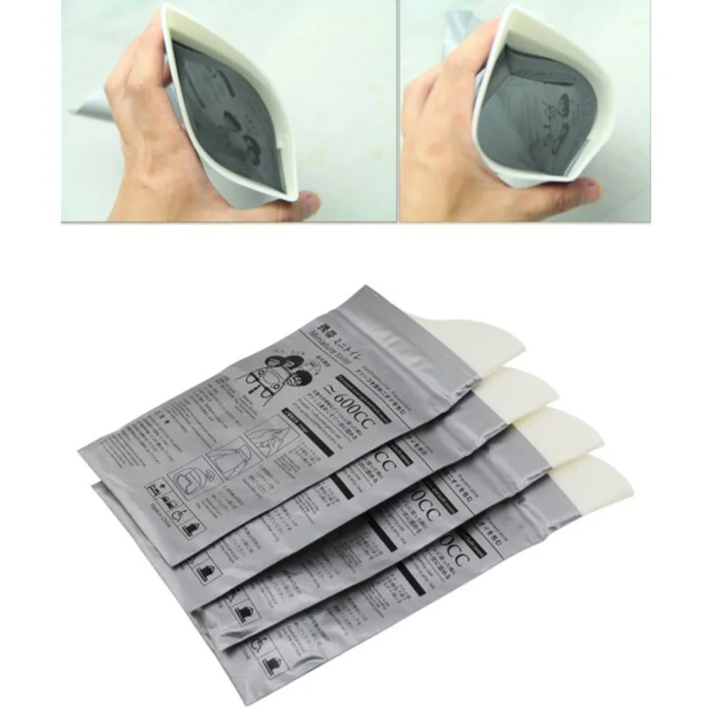 4 шт./компл. аварийный мешок мочи одноразовый писсуар туалетный для взрослых