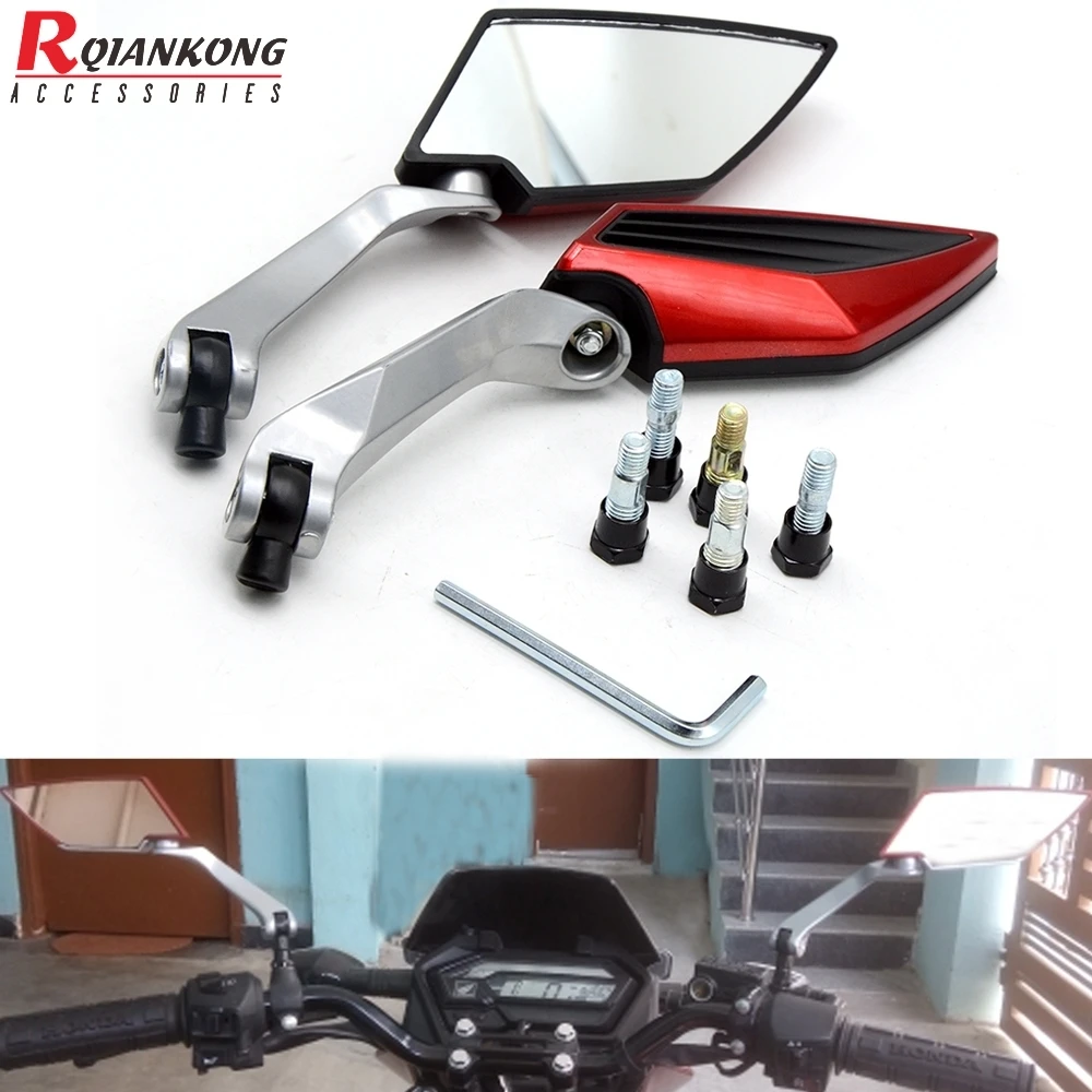 Универсальный 8 мм 10 винт мотоцикл заднего вида боковое зеркало для Ducati Monster 796 821