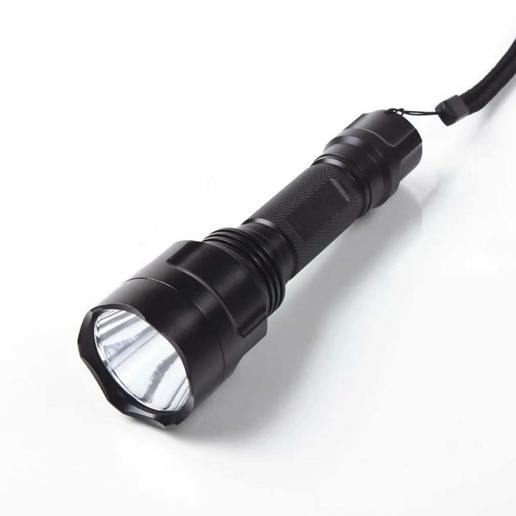 

LED Rechargeable FlashlightXML-Q5 5W New-C8 Aluminium 320Lm 5 Modes Waterproof Outdoor Camping Powerful Led Flashlight