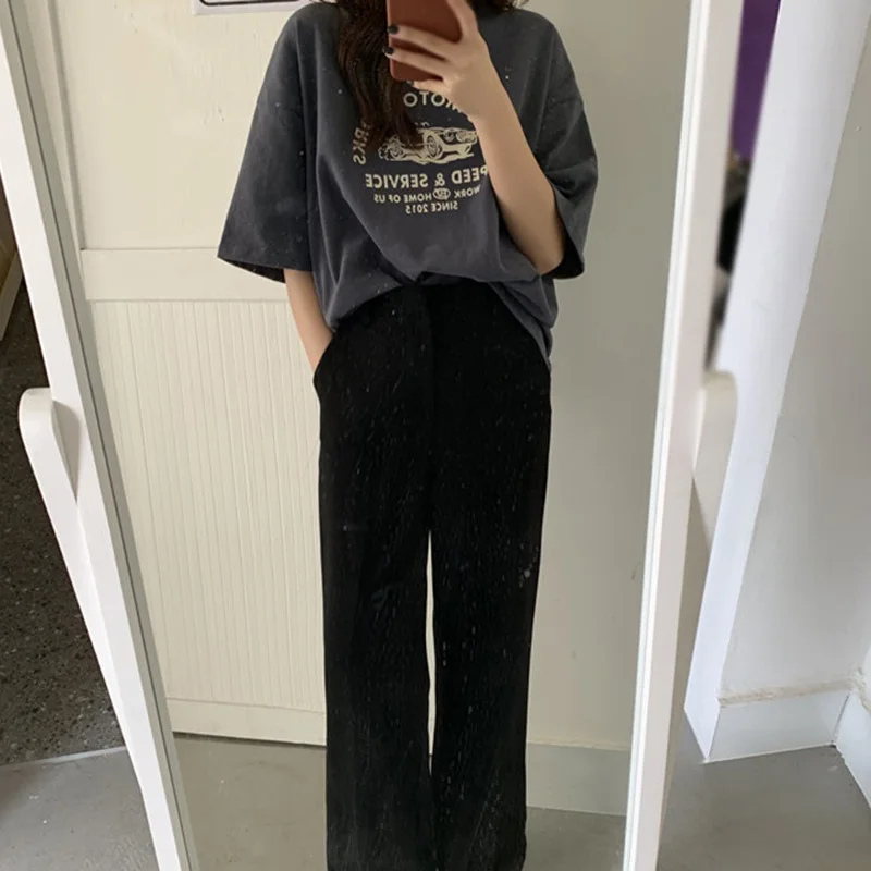 

Summer Korean Style Loose Womens T Shirt Plus Size Top Harajuku Tshirt Fashion Casual Female Shirt Women Clothing M-2XL'