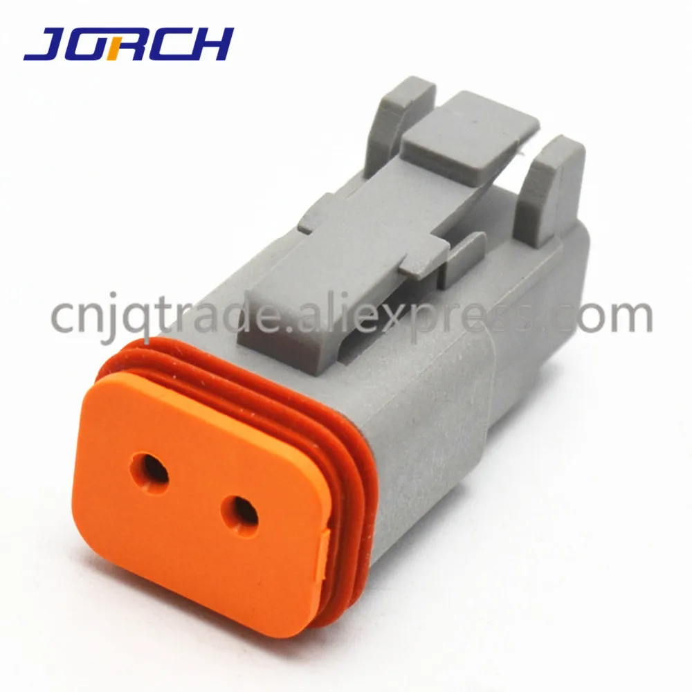 5 комплектов 2 контактный водонепроницаемый Электрический разъем Deutsch DT штекер