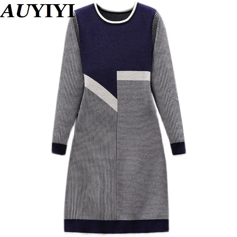 

JXMYY 2021 Autumn And Winter New Comfortable Core-Spun Yarn Knitted Fashion Dress Bag Hip Slim Slimming Mid-Length Skirt