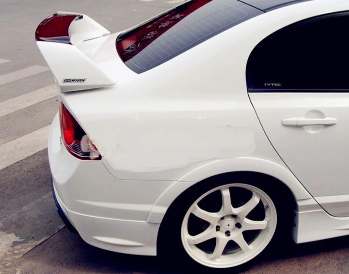 Спойлер для Honda FD2 Civic 2006-2011 FD1 4 шт. спойлер из АБС-материала заднее крыло