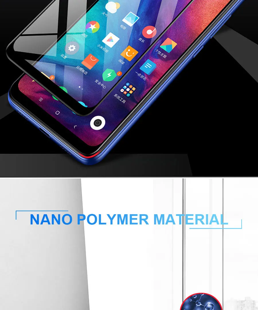 Полный клей покрытие из закаленного стекла для Xiaomi mi 9T Pro mi 9 SE Защитная пленка для экрана для красного mi 7 K20 Pro 7A Note 7 стекло