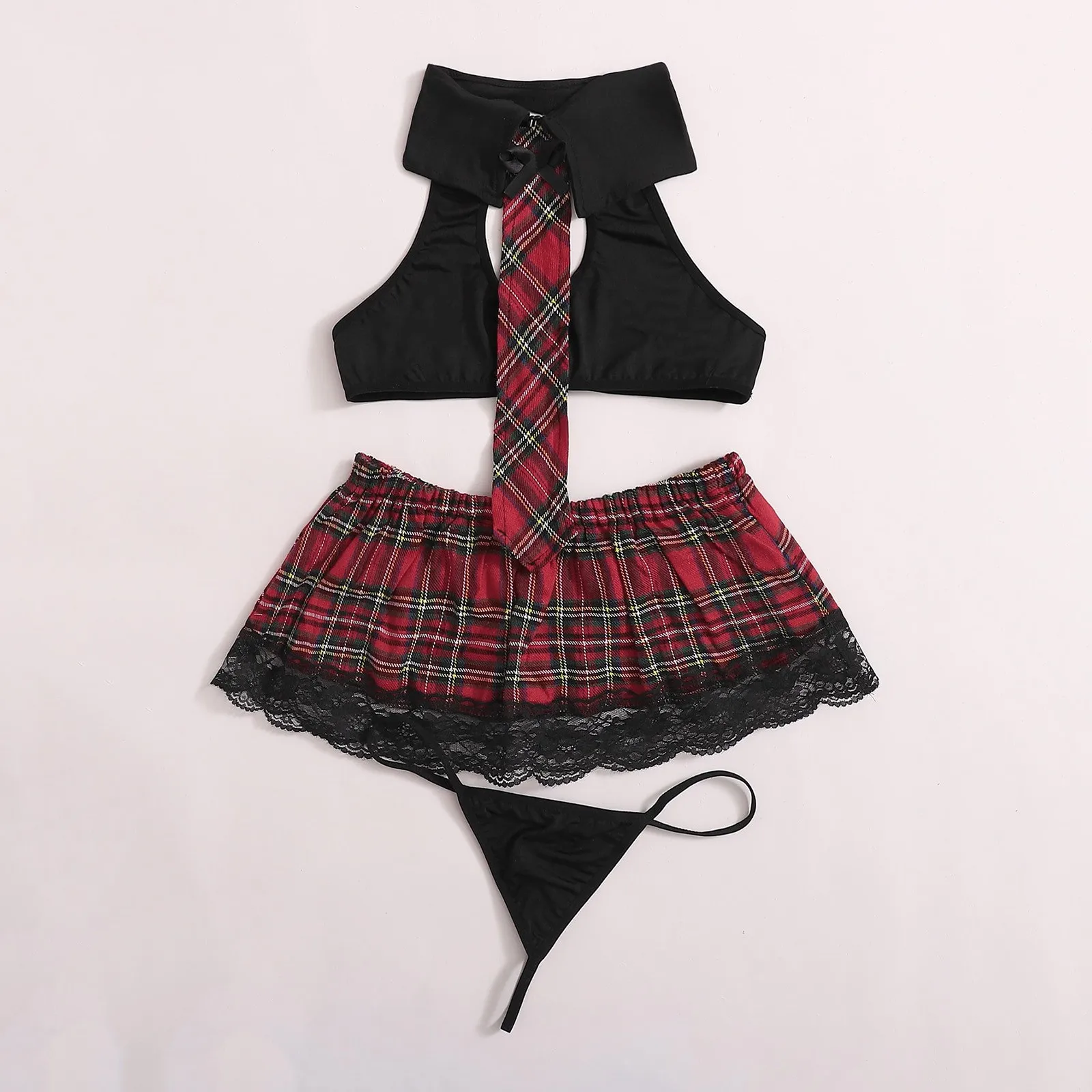 

Sexy Sleepwear Sets for Women Erotic Cosplay Schoolgirl Lingerie Uniform Costumes for Role Playing Plus Size European Clothing