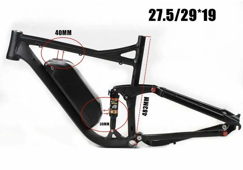 Велосипедная мягкая Задняя рама HIMALO полностью подвесная 29ER 27.5ER алюминиевая для