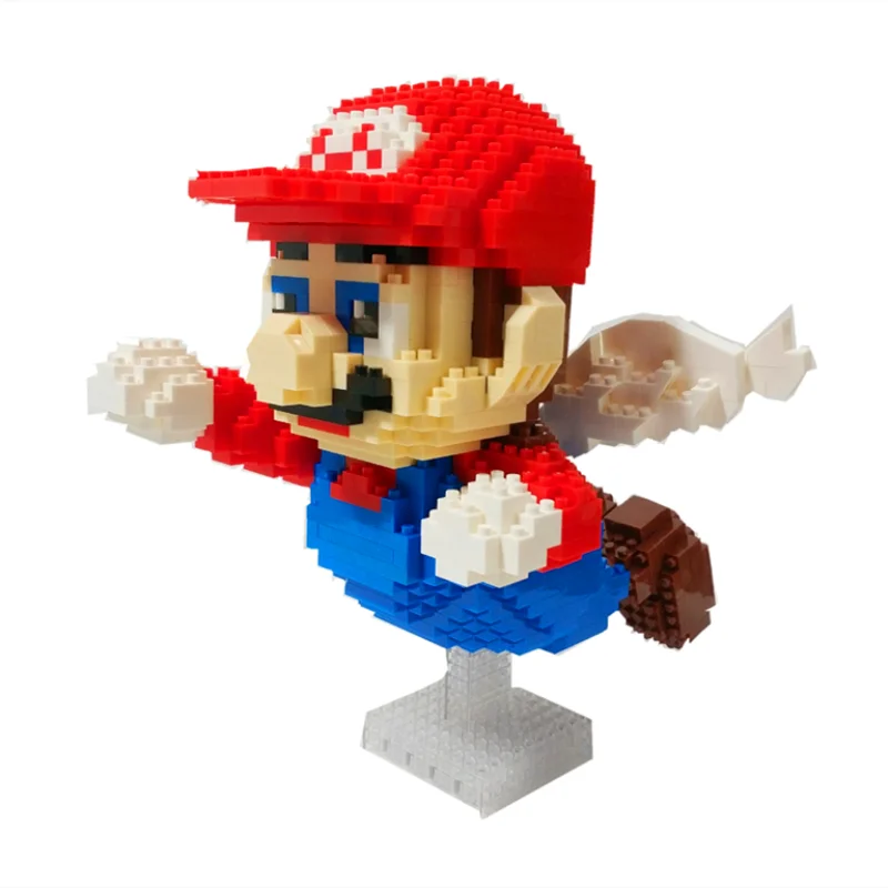 YZ 66529 Game Super Mario Flying Angel Red 3D Model DIY 1012pcs Diamond Mini Building Small Blocks Toy for Children no Box | Игрушки и