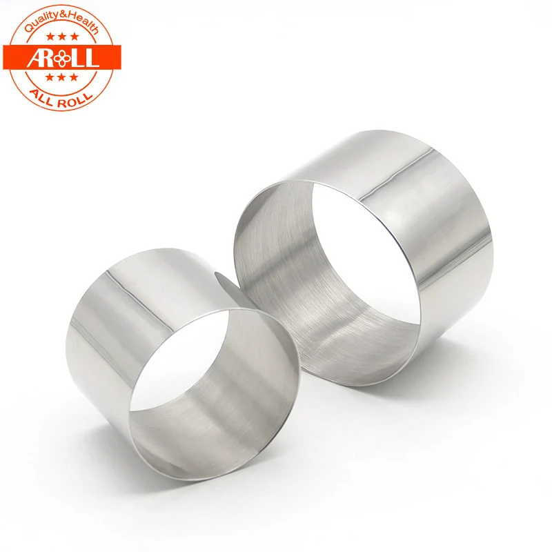 Новая маленькая круглая мини форма для торта и мусса выпечки из нержавеющей