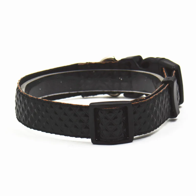 Новый Bling из искусственной кожи ошейник поводок синий для малых и средних собак