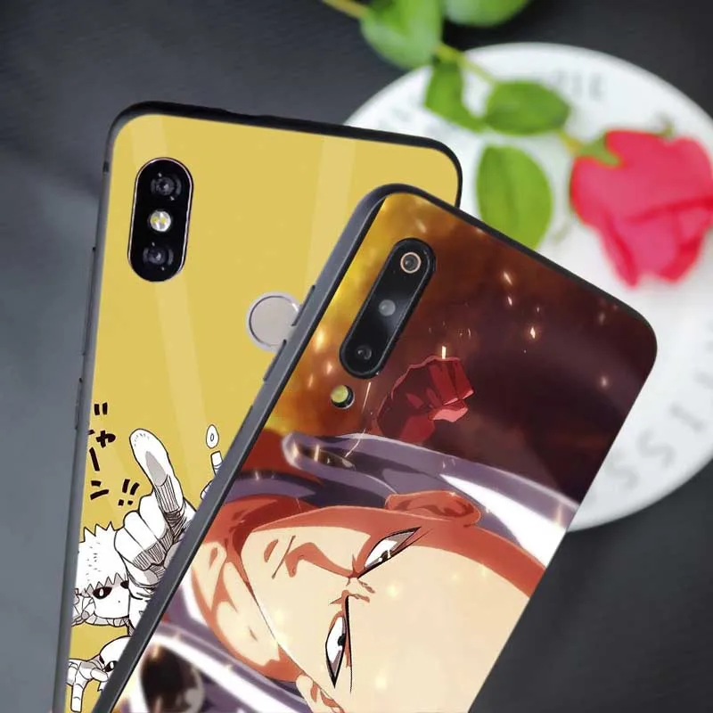 Чехол для телефона samsung galaxy a50 a70 a30 a40 a20 s8 s9 s10 plus Мягкий силиконовый чехол One Punch Man