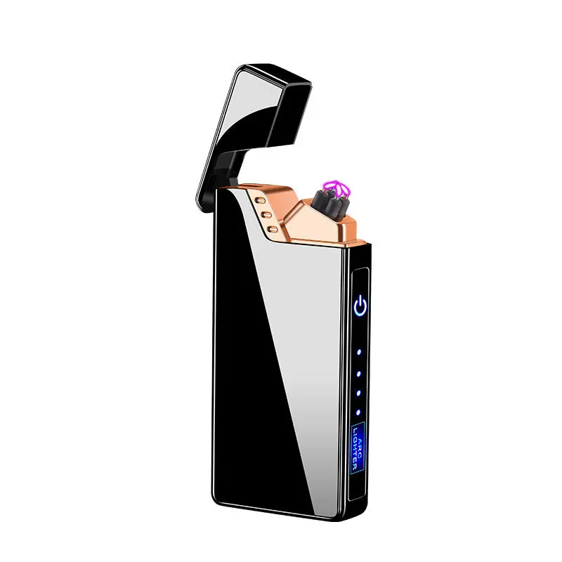 

New men's gift arc lighter USB charging windproof lighter personality creative plasma lighter