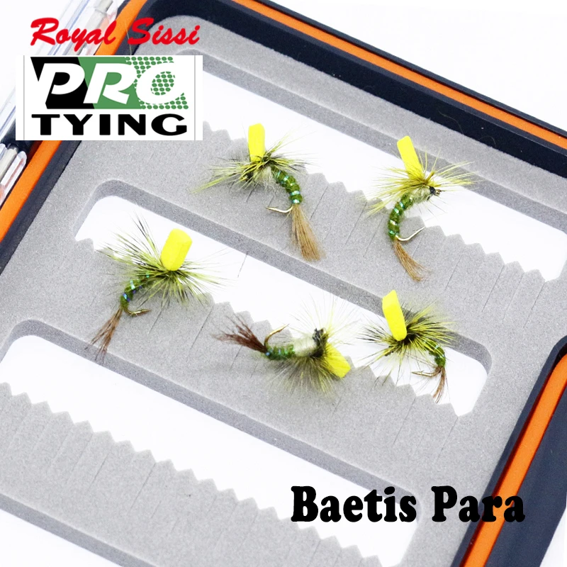 5 шт. приманка для ловли нахлыстом сухие флисовые 16 # Baetis parachute ручная подвязка
