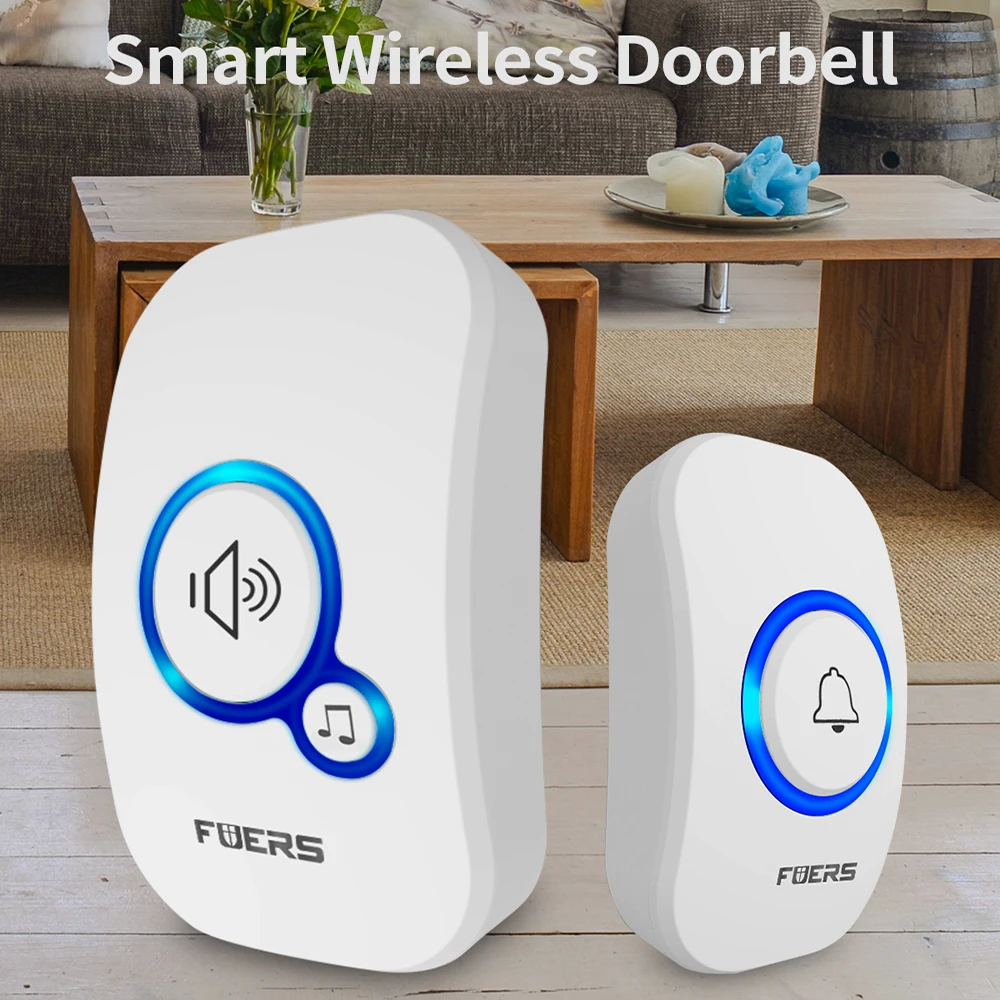 Fuers беспроводной дверной звонок смарт-колокольчики Добро пожаловать
