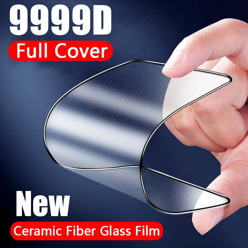 

Ceramic Fiber Glass For iPhone 11 12 Pro Xs Max Mini Tempered Screen Protector Protective On iPhone XR X 7 8 6 6S Plus SE 2020