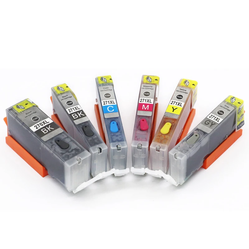 Картридж с чернилами PGI270 CLI271 многоразовый совместимый принтером Canon PGI 270 PIXMA MG7720