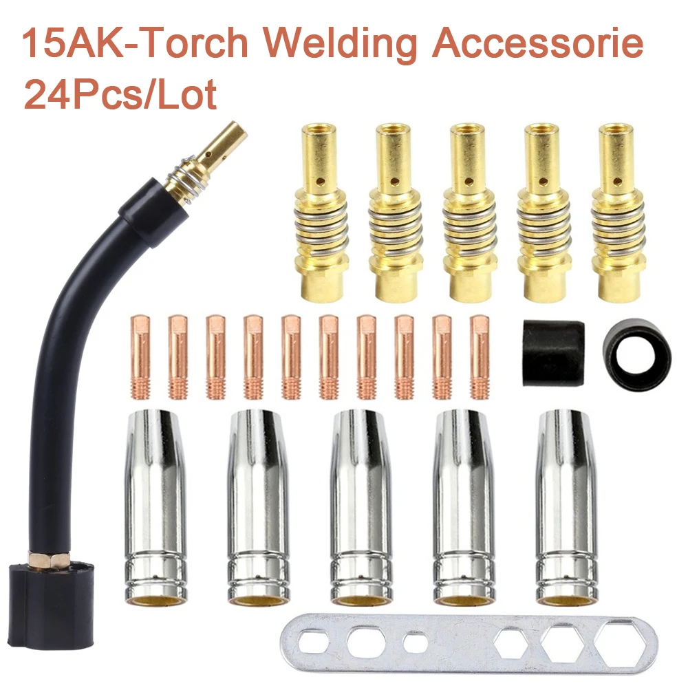 

Комплект расходных материалов для сварочной горелки Binzel 15AK (24 шт.)