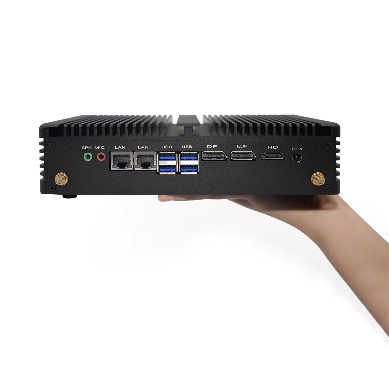 Eglobal промышленный Мини компьютер Intel Core i5 8250U оконные рамы ПК 3 Дисплей HDMI DP EDP