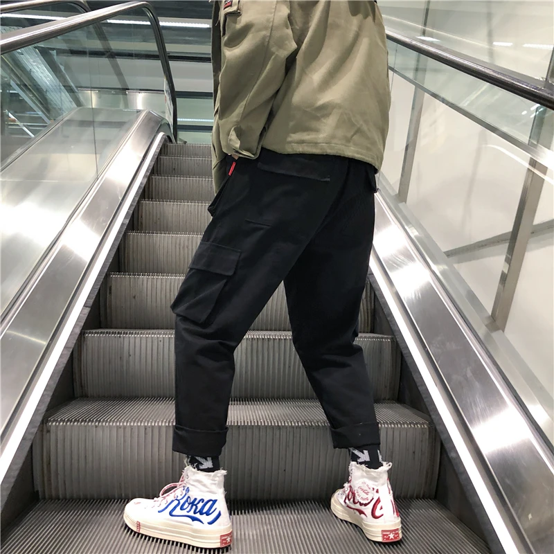 Осень-зима в Корейском стиле Стиль Высокая талия Ins Комбинезоны женские BF студент