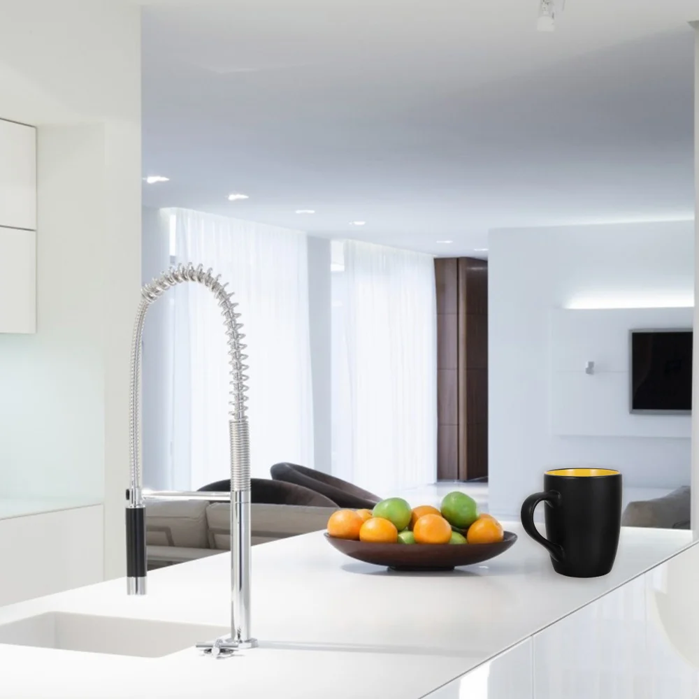 

1 Set 4Pcs Creative Coffee Mugs Frosted Ceramic Water Cups (Assorted Color)