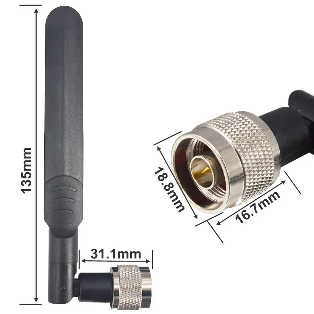Двухдиапазонная Wi-Fi антенна 12 дБи 2 4G 5G 5.8Gh N Male универсальная Антенна усилитель WLAN