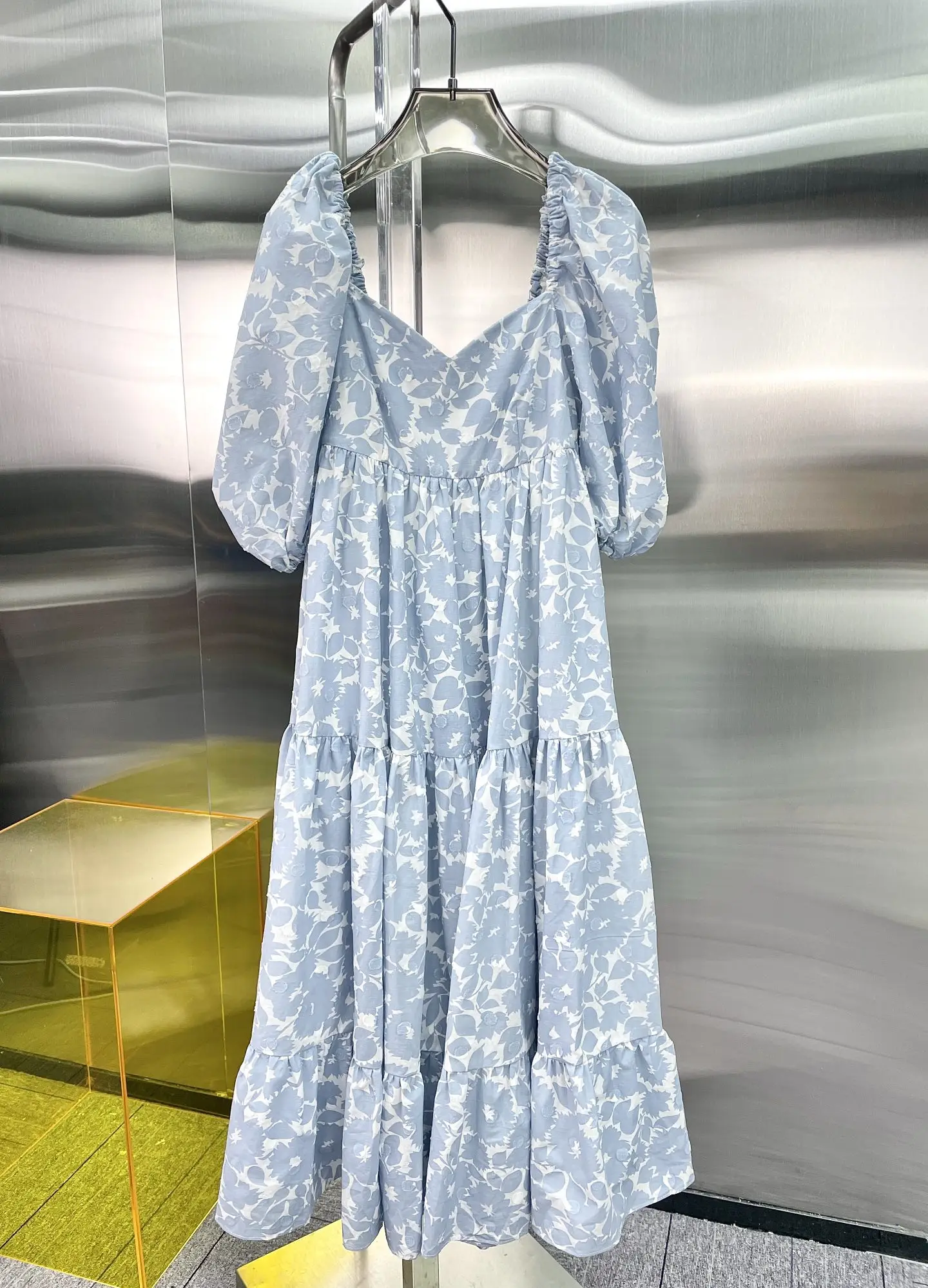 

Женское платье с открытой спиной, элегантное пляжное платье в европейском стиле с принтом, юбки в богемном стиле, новинка 2021