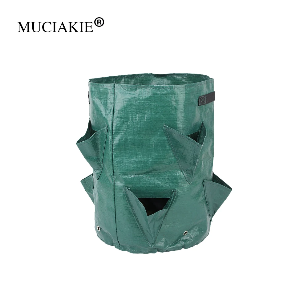 MUCIAKIE 1 шт. 35x45 см 8 карманов мешок для посадки клубники и корзина фруктов