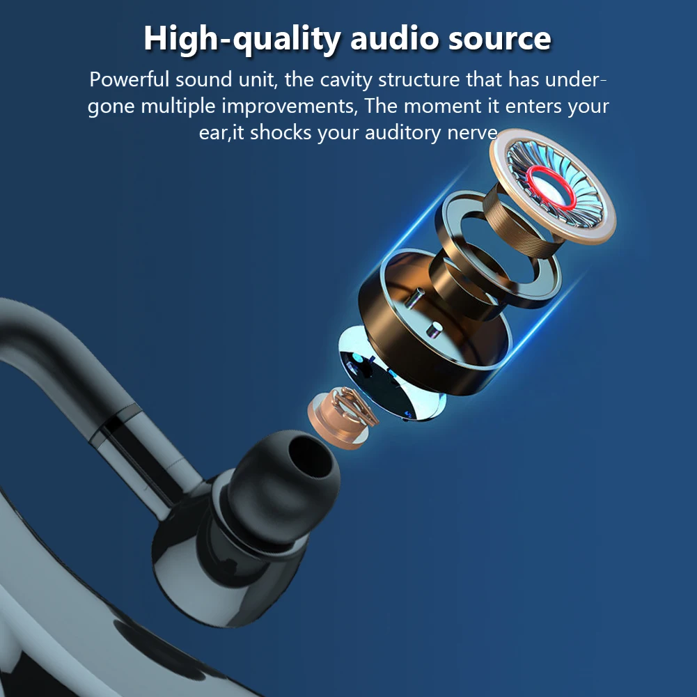 Беспроводная Bluetooth гарнитура 5 1 стерео наушники с шумоподавлением Спортивные