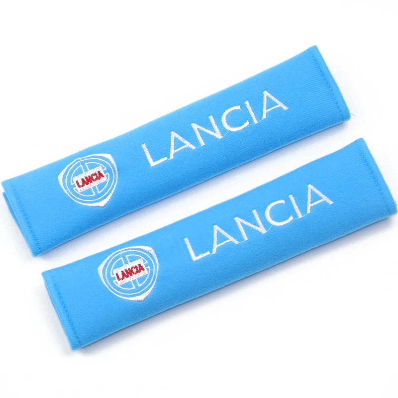 Автомобильные аксессуары 2 шт./лот чехол для ремня безопасности Ford St Lancia Saab Abarth Alfa