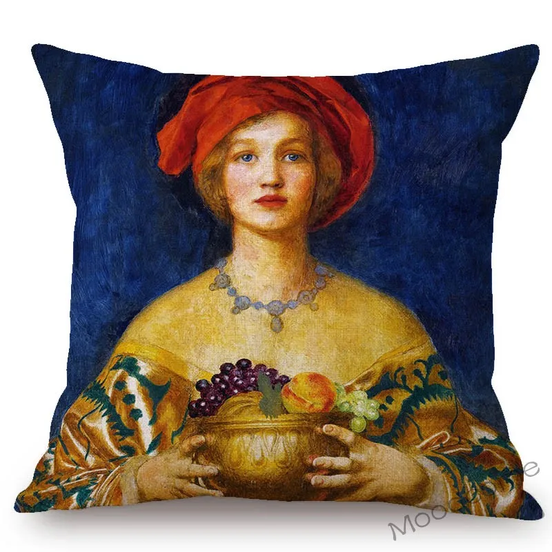 Всемирно известная картина домашняя декоративная подушка для дивана чехол