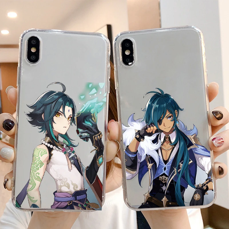 Для Huawei P30 P20 P40 Honor 20 10 10i 10X Lite E Pro Y6 Y7 Y9 P Smart 2019 2020 2021 8X 9X Genshin воздействия аниме