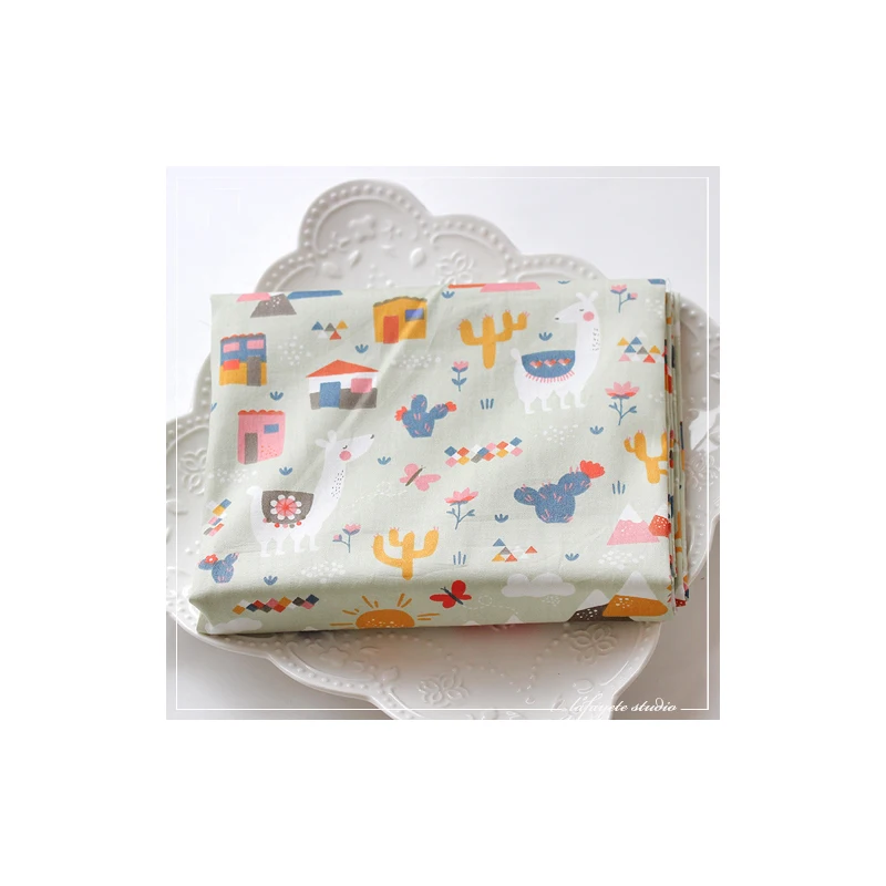 

Dailylike Pure Cotton Fabric Twill Fabric Quilting Fabric Baby Cotton Fabric Sewing Quilting Fabrics Cotton Sheet Cloth 50 CM