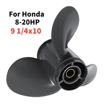 3 Blade Aluminum 9 1/4 x10 1/2 Outboard Propeller For Honda 8-20HP 58130-ZV4-010AH Boat Motor Screw 8 Spline Marine Engine Part