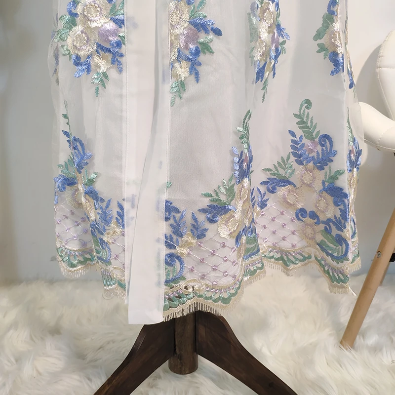 Женское платье хиджаб с цветочным принтом женское кимоно Djelaba Niqab Abaya длинный