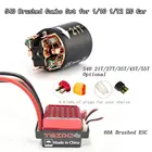 Щеточный двигатель YSIDO 540 21T 27T 35T 45T 55T 60A ESC для 110 112 RC Crawler Axial SCX10 AX103007 90046 Traxxas TRX4 D90 MST