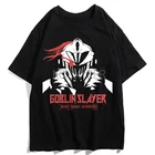 Goblin Slayer Япония Аниме Goblin Графические футболки мужские хип-хоп мода Harajuku летняя хлопковая футболка унисекс уличная футболка