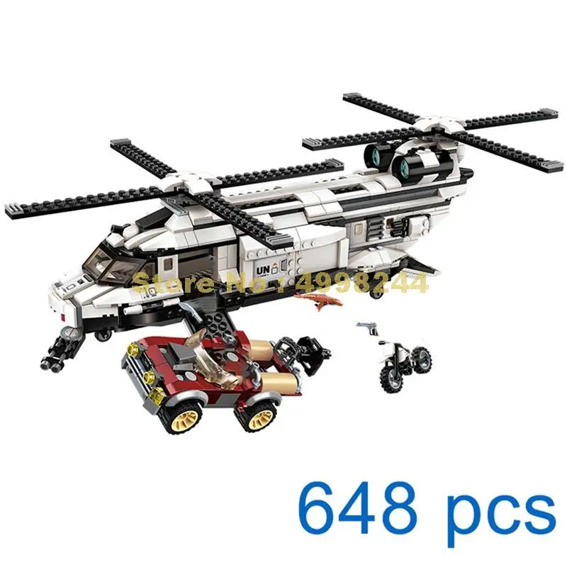650 шт. военная полиция города двойной весло вертолет гром миссии армии 4