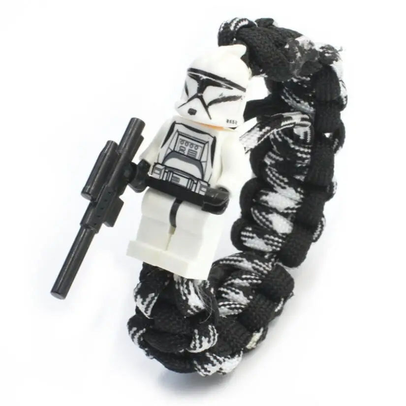 500 штук заказы очаровательный браслет из Паракорда для пар детей строительные