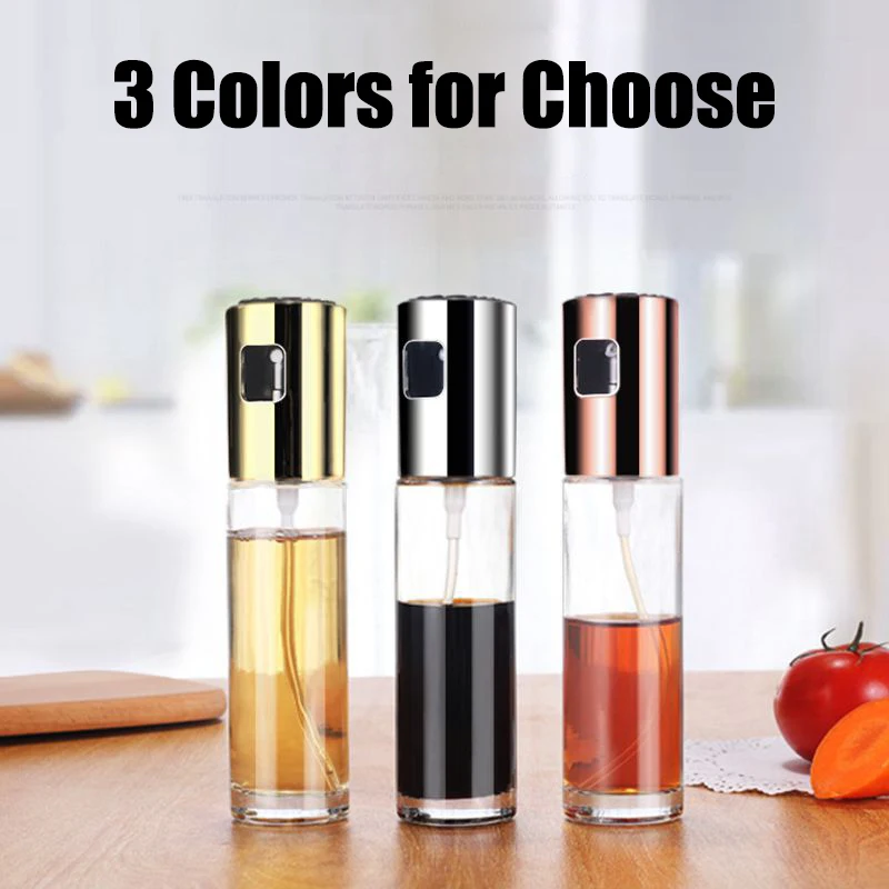 Кухонный стеклянный распылитель масла для приготовления пищи Пустой Диспенсер
