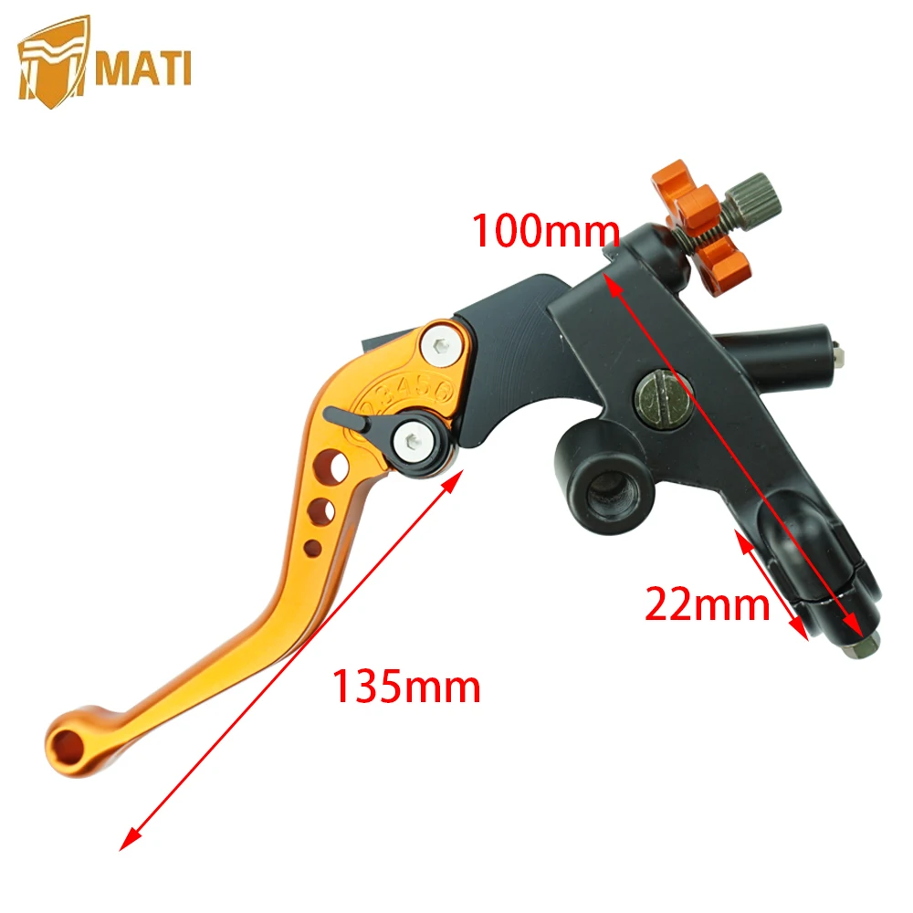 Главный тормозной цилиндр для мотоцикла с ЧПУ 7/8 дюйма 22 мм Гидравлический Honda Yamaha